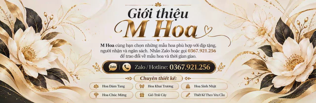 Ảnh bìa Shop hoa tươi Xã Hy Cương Phú Thọ - Gói ghém những lời muốn gửi